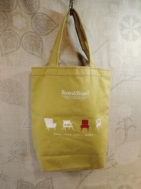 Olive Green Canvas Shoulder Tote Bag